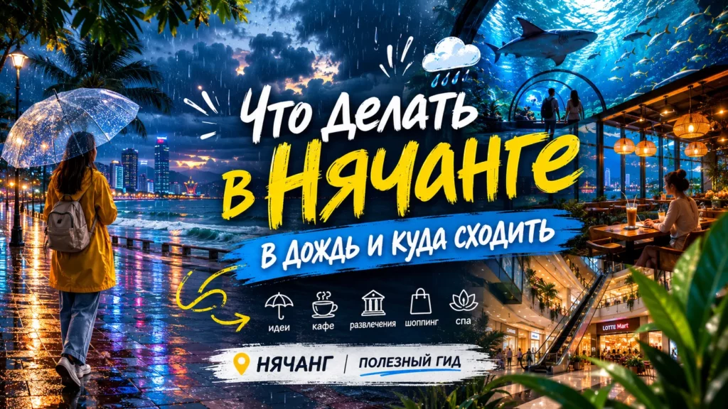 Что делать в Нячанге в дождь и куда сходить